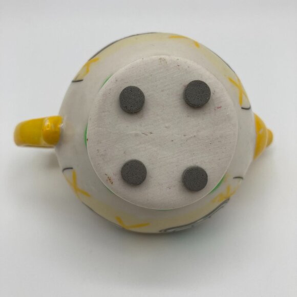 Miniature Porcelain Hinged Teapot Trinket, Pill, Jewelry Holder - Picture 5 of 7